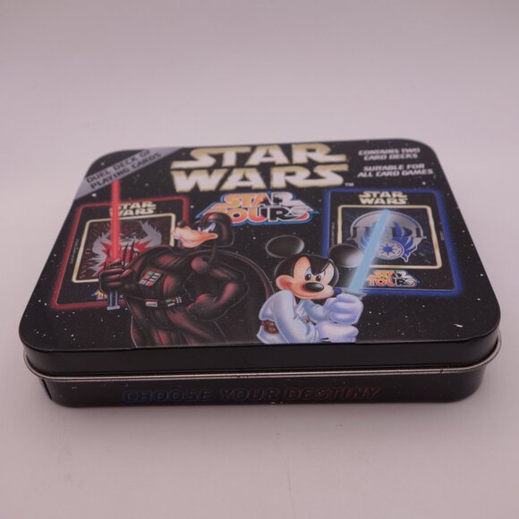 Disney Parks Star Wars Duel Deck of Playing Cards Set with Collectible Tin - Picture 2 of 16